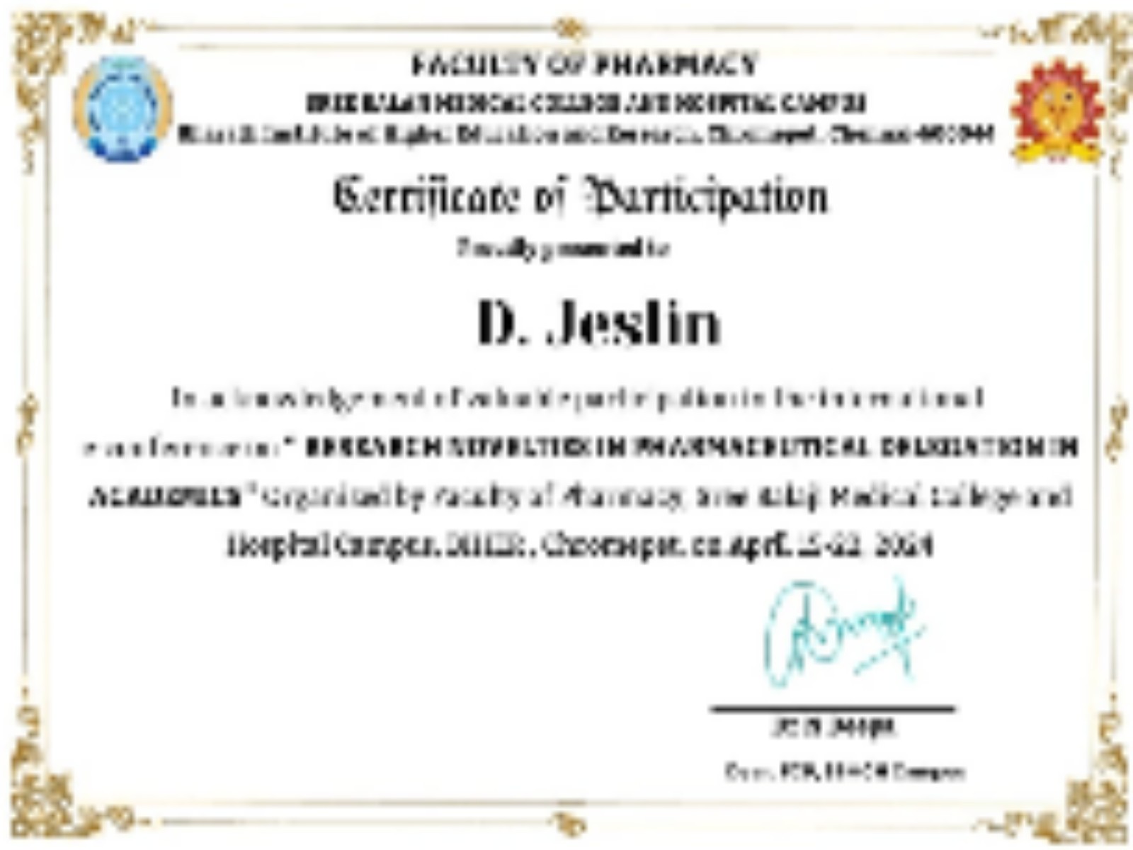 Conference Attended