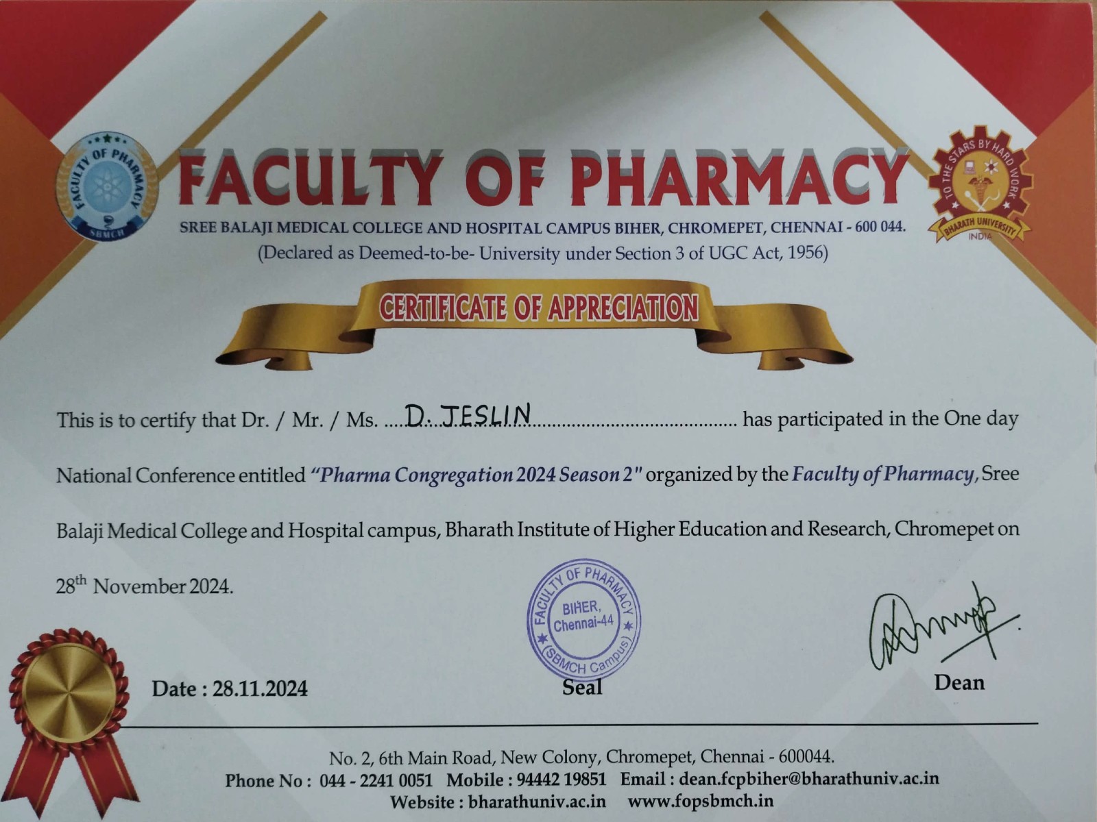 Conference Attended