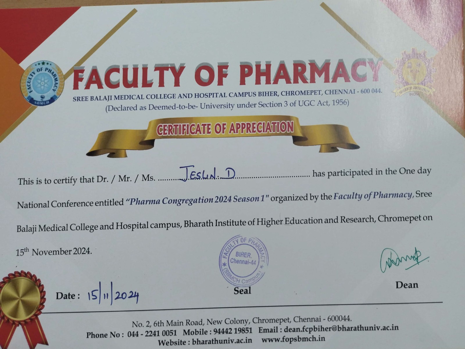 Conference Attended