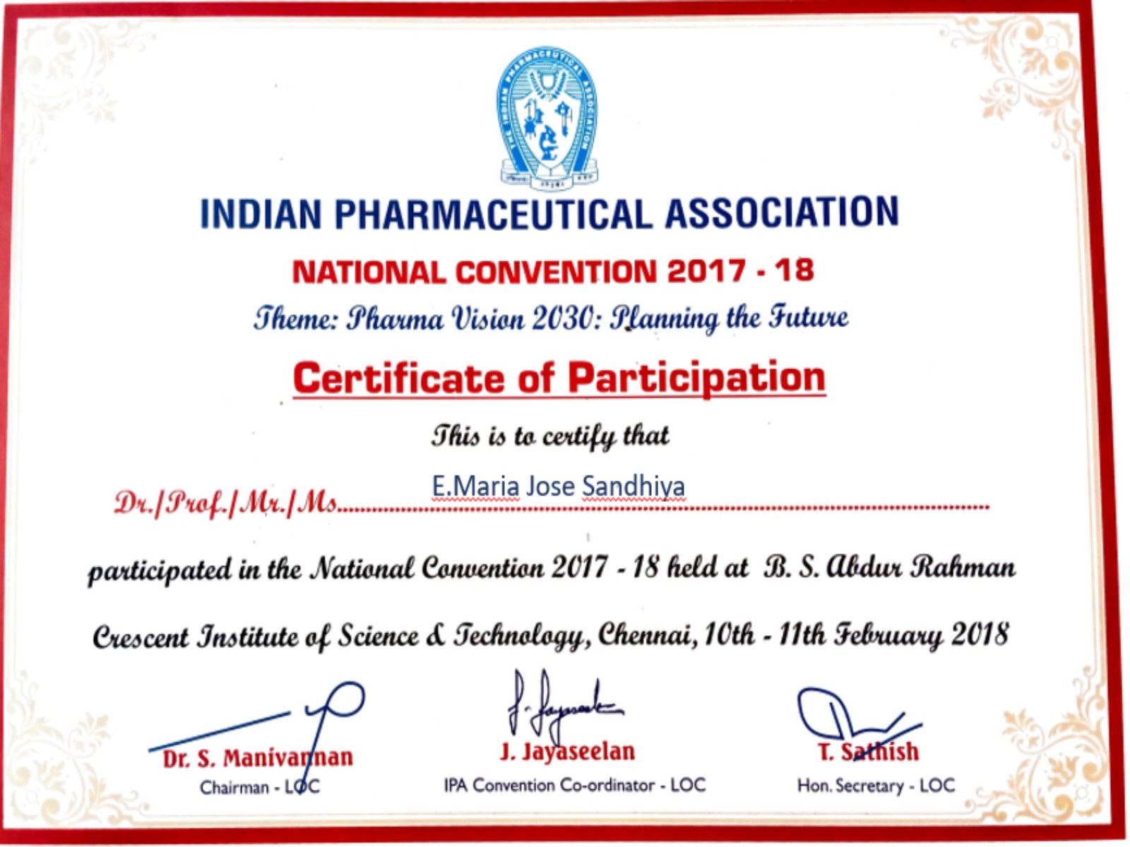 Conference Attended